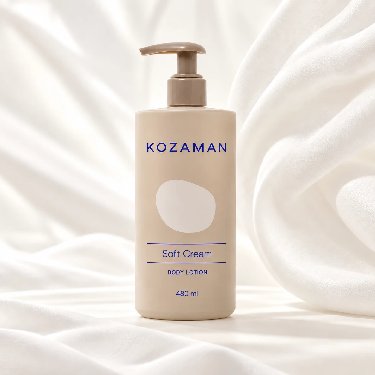 KOZAMAN Soft Cream pompalı bakım şişesi