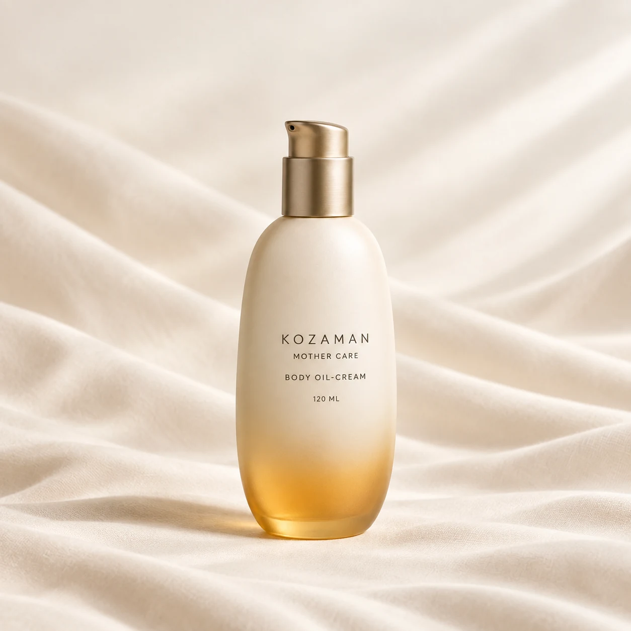 KOZAMAN Body Oil-Cream vücut bakım şişesi