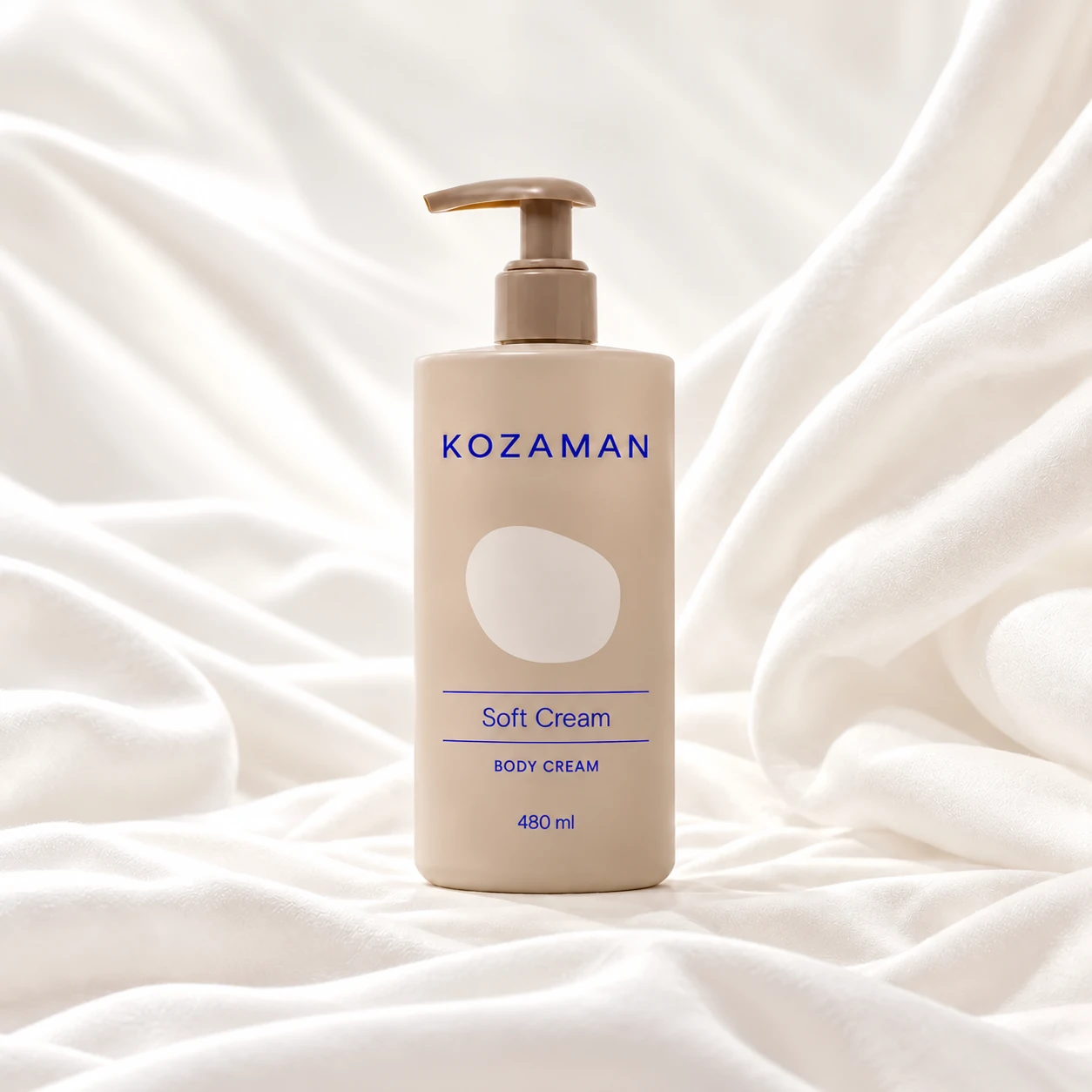 KOZAMAN Soft Cream pompalı bakım şişesi