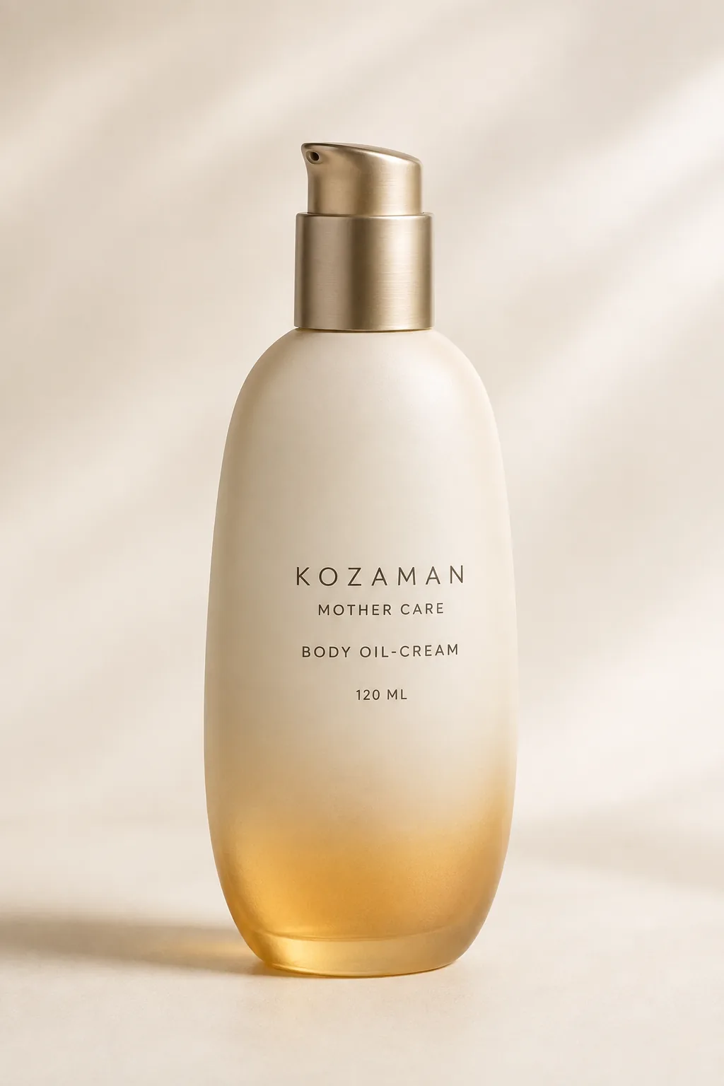 KOZAMAN Body Oil-Cream vücut bakım şişesi